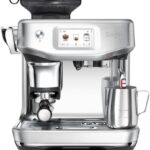 Sage - The Barista Touch Impress - Kaffeemaschine mit automatischer Milchaufschäumung, integriertem Mahlwerk & Cold Brew-Funktion - Intelligente Dosierung, assistiertes Tampern - Gebürsteter Edelstahl