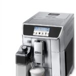 De'Longhi PrimaDonna Elite ECAM 656.75.MS Kaffeevollautomat mit 4,3 Zoll Farbdisplay automatischer Milchschaum 2 Tassen Funktion 1350W großer 2 L Wassertank Coffee Link App silber