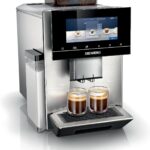 Siemens Kaffeevollautomat EQ900, großes farbiges TFT-Display, 36 Heiß- und Kaltgetränke, Cold Brew, super leise, Keramikmahlwerk, Doppeltassenfunktion, Steuerung per App, Edelstahl, TQ905D03