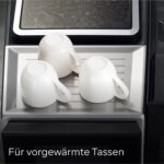 Siemens Kaffeevollautomat EQ700 integral, großes farbiges TFT-Display, 36 Heiß- und Kaltgetränke, Cold Brew, 2-Tassen-Funktion, Steuerung per App, autom. Reinigungssystem, Edelstahl schwarz, TQ717D03