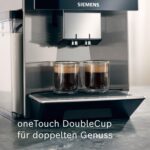 Siemens Kaffeevollautomat EQ900, großes farbiges TFT-Display, 36 Heiß- und Kaltgetränke, Cold Brew, super leise, Keramikmahlwerk, Doppeltassenfunktion, Steuerung per App, Edelstahl, TQ905D03