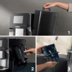 Siemens Kaffeevollautomat EQ700 integral, großes farbiges TFT-Display, 36 Heiß- und Kaltgetränke, Cold Brew, 2-Tassen-Funktion, Steuerung per App, autom. Reinigungssystem, Edelstahl schwarz, TQ717D03
