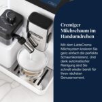 De'Longhi Rivelia EXAM440.55.W Kaffeevollautomat, perfekter Milchschaum, wechselbarer Bohnenbehälter, 16 Kaffee- & Milchgetränke auf Knopfdruck, Extra-Shot-Funktion, 3,5" Touch-Display, Weiß