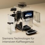 Siemens Kaffeevollautomat EQ900, großes farbiges TFT-Display, 36 Heiß- und Kaltgetränke, Cold Brew, super leise, Keramikmahlwerk, Doppeltassenfunktion, Steuerung per App, Edelstahl, TQ905D03