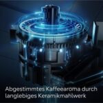 Siemens Kaffeevollautomat EQ700 integral, großes farbiges TFT-Display, 36 Heiß- und Kaltgetränke, Cold Brew, 2-Tassen-Funktion, Steuerung per App, autom. Reinigungssystem, Edelstahl schwarz, TQ717D03